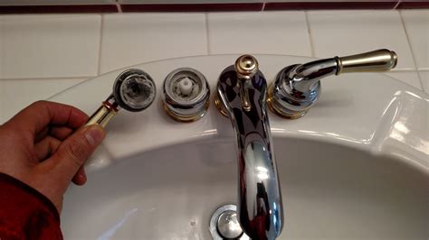 how to remove moen bathroom faucet handle|Step